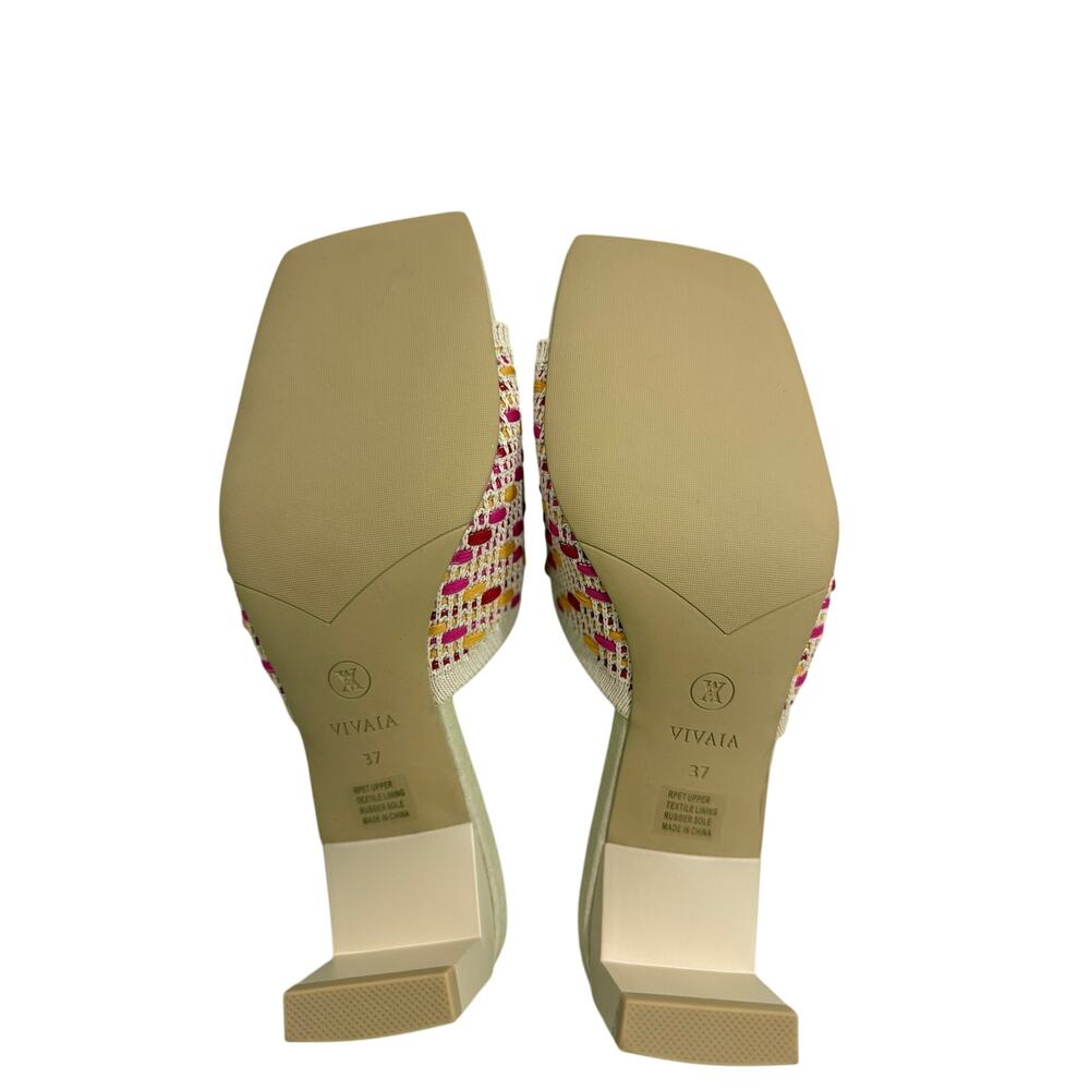 VIVAIA Juliet Pro Square-Toe Block Heel Sandals Size 37 = US Size 6.5-7 - Picture 8 of 8